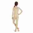 Capezio comfortabele Lange Mouwen Meisjes Unitard nude