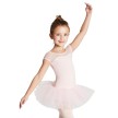 Capezio meisjes Tutu-Jurk met kapmouwtjes roze comfortabel