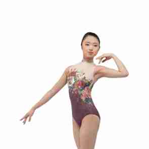 Ballet Rosa Romane Mouwloos Balletpak met Bloemenmotief