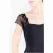 Ballet Rosa Justine Balletpak Zwart Gaas Mouwen