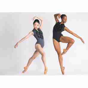 Ballet Rosa Simone Balletpak voor Dames met Gesloten Halslijn en Rits
