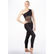 Ballet Rosa Magali Unitard Zwart Zijkant