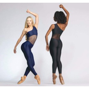 Ballet Rosa Unitard met Schouderbandje en Open Middel