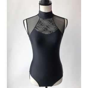 Ballet Rosa Anita Balletpak Zwart Halslijn van Kant en Gaas