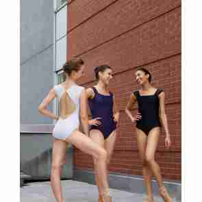 Ballet Rosa Dauphine Balletpak met Brede Bandjes en Open Rug voor Dames