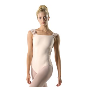 Ballet Rosa Dauphine Balletpak met Brede Bandjes en Vierkant Halslijn