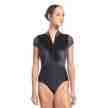 Ballet Rosa Eve Fluwelen Balletpak Blauw met Rits