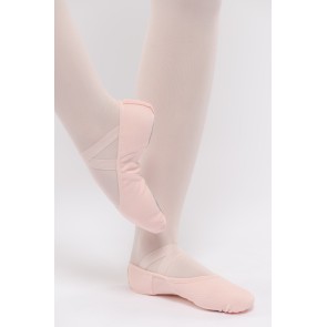 Dansez-Vous Vanie Elastische Balletschoenen Roze met Kruisbandjes