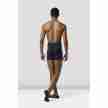 Bloch MR004 heren middellange repetitie shorts blauw achterkant