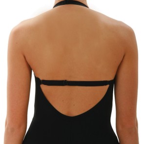 Capezio BD102 zwart dames balletpak met dunne bandjes 