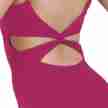 Capezio MC102 roze balletpakje bandjes gekruist over de rug 