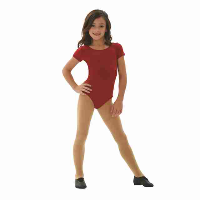 Capezio Korte Mouwen Leotard met x-bandjes BD103C