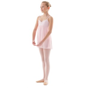 Intermezzo 3808 balletjurkje voor kinderen spaghettibandjes roze 