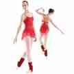 Intermezzo 31054 balletpakje dames rood 