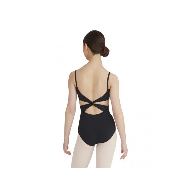 Capezio Camisole balletpak met Twist Rug zwart