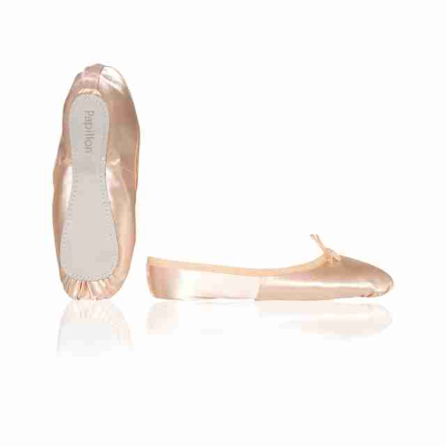 Papillon PK1020 Satijnen Balletschoenen voor Kinderen met Suede Zool