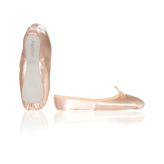 Papillon PK1020 Satijnen Balletschoenen voor Kinderen met Suede Zool