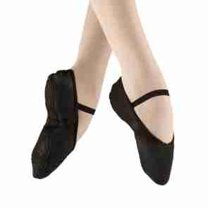 Alista Dancer Basics  Balletschoenen Zwart van leer - met doorlopende zool - Elite