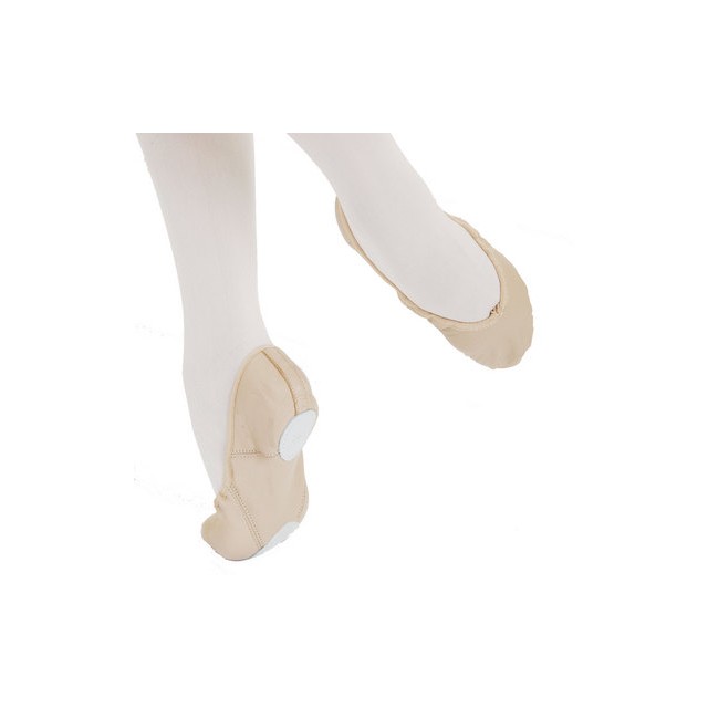 Capezio Juliet Canvas zalmroze balletschoenen