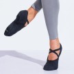 Capezio Cobra U2031 Zwarte Balletschoenen Voor Heren canvas en splitzool
