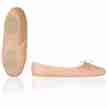 Papillon Lederen Balletschoenen met Splitzool PA1002 roze