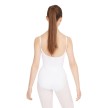 Capezio CC101 princess camisole dames balletpak met spaghettibandjes wit achterkant