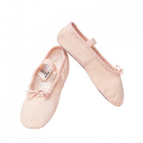 Sansha Tutu zalmroze balletschoenen 4C met elastische band