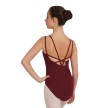 Capezio CC122 dames balletpak met dubbele spaghettibandjes achterkant 