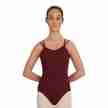 Capezio CC122 dames balletpak met dubbele spaghettibandjes voorkant 