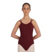 Capezio CC122 dames balletpak met dubbele spaghettibandjes voorkant 