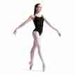 Capezio CC122 flexibel en comfortabel balletpak met bandjes op de rug zwart 