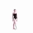 Capezio CC124 zwart balletpak met dunne bandjes en lage rug voor vrouwen 