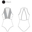 Lulli Dames Mock Neck Balletpak Eloa patroon Lulli Dames Mock Neck Balletpak Eloa patroon