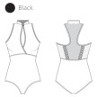 Lulli Dames Mock Neck Balletpak Rufina patroon Lulli Dames Mock Neck Balletpak Rufina patroon