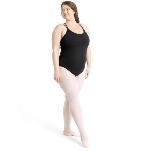 Capezio CC123 balletpak dames met gekruiste bandjes zwart