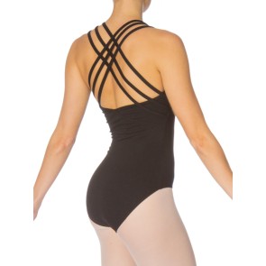 Papillon Balletpakje 7PA4211 Zwart balletpak voor dames met bandjes
