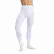 Capezio MT11 Balletlegging Heren Maillot met Voet Wit