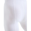 Capezio MT11 Balletlegging Heren Maillot met Voet Wit met achternaden