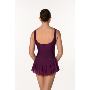 Artiligne Dames balletpak Justine aubergine achter