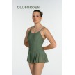 Artiligne Dames balletpak met rokje Julia olijfgroen