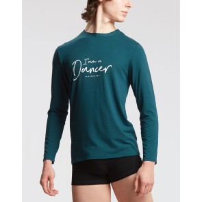 Temps Danse Herenshirt Orchis I Am groen