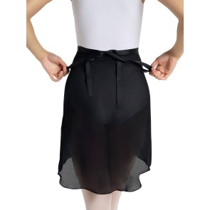 Capezio Georgette Long Wrap Skirt N276 doorschijnend