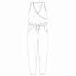 Temps Danse Dames Wrap Jumpsuit Adage teken