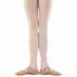 Bloch S0625M heren balletschoenen stretch canvas splitzool beige gekruisde elastieken