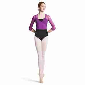 Bloch Dames Wikkel Vest Z2916 Embla half transparant