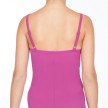 Capezio BD110 roze balletpakje met ingebouwde bh spaghettibandjes achterkant 