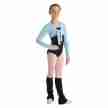 Bloch CZ09898 meisjes balletvest lange mouwen lichtblauw