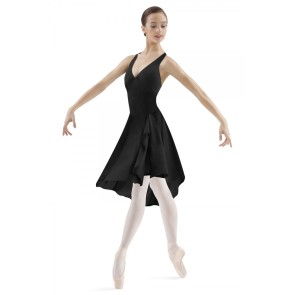 Bloch Dames Halter Balletpak met Asymmetrische Rok M1018