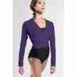 Wear Moi Menuet Dames balletvest donkerpaars
