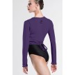Wear Moi Menuet Dames ballet wikkelvest donkerpaars